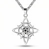 Witchcraft Celtic Knot Triple Moon Goddess Geometry Necklace
