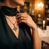Classic Wiccan Witch Knot Irish Celtic Knot Trinity Knot Pendant Necklace - Lifestyle 3