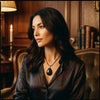 Guardian's Gaze Obsidian Necklace - Lifestyle 3