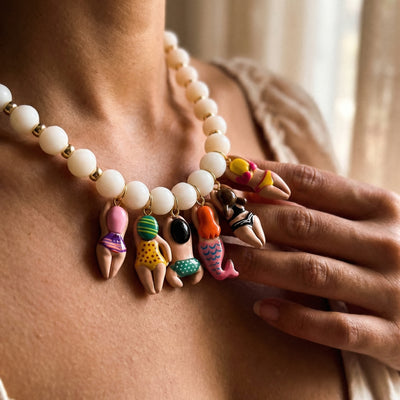 Adjustable Kids Fashion Jewelry Beach Theme Pendant Necklace - Lifestyle 1