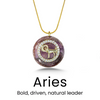 StarGem Stone Pendant in Aries — necklace for women