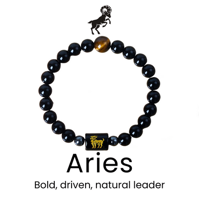 ZodiacLuck Beaded Bracelet in Aries / 17cm — bracelet for women