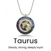 StarGem Stone Pendant in Taurus — necklace for women