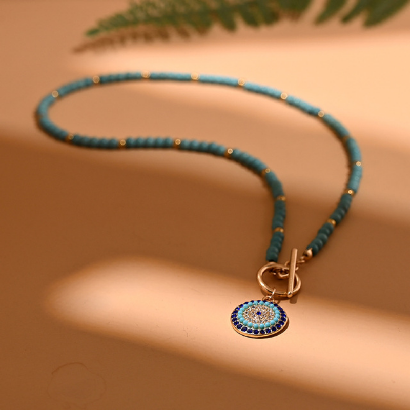 Blue Aura Talisman Necklace