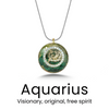 StarGem Stone Pendant in Aquarius — necklace for women