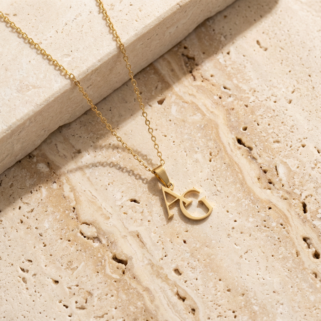 Linked Initials Necklace (BUY 1 GET 1 FREE)