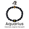 ZodiacLuck Beaded Bracelet in Aquarius / 17cm — bracelet for women