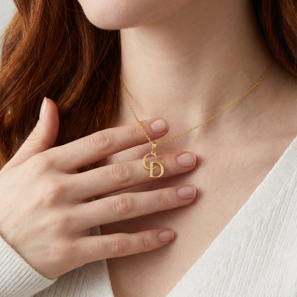 Linked Initials Necklace (BUY 1 GET 1 FREE)