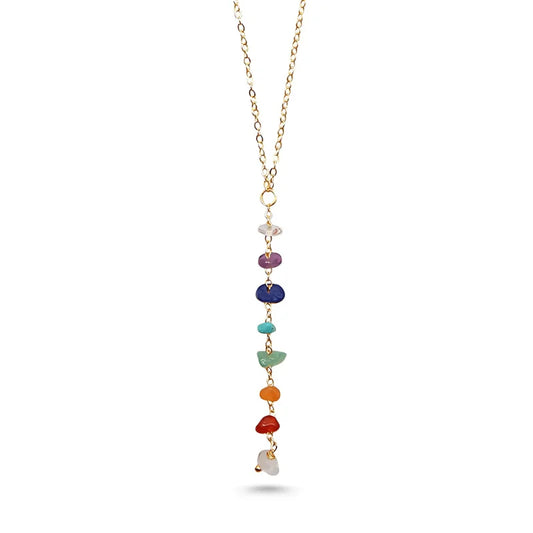 7 Chakra Healing Stone Necklace - Sphere Standouts