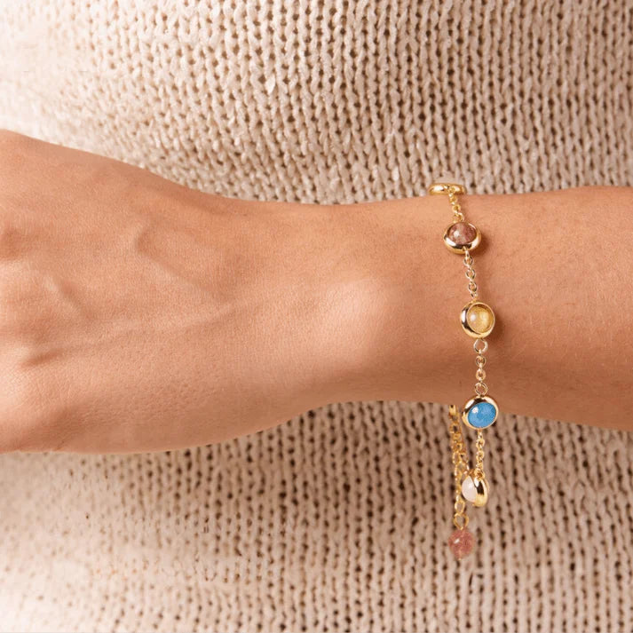 7 Chakra Stone Bracelet - Sphere Standouts