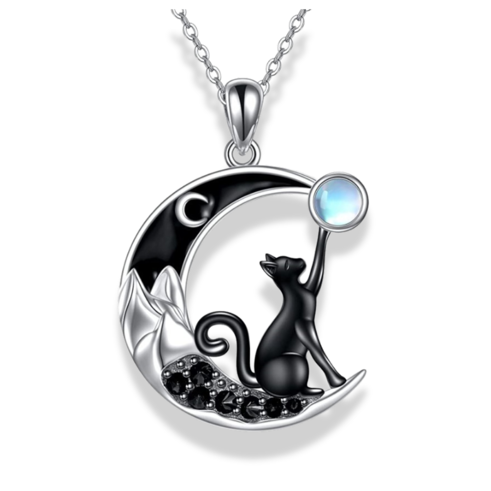 Moonlight Cat Serenade Necklace