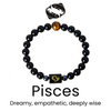 ZodiacLuck Beaded Bracelet in Pisces / 17cm — bracelet for women