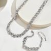 Elegant Glass Rhinestone Fish Tail Set — styled jewelry set, healing stone jewelry for women