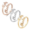 Personalized Name Ring With Universal Fit — styled ring, jewelry for women