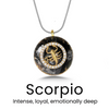 StarGem Stone Pendant in Scorpio — necklace for women