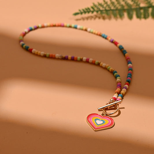 Vibrant Heart Necklace