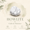 Howlite stone meaning: calm and patience