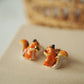 Playful Squirrel Stud Earrings