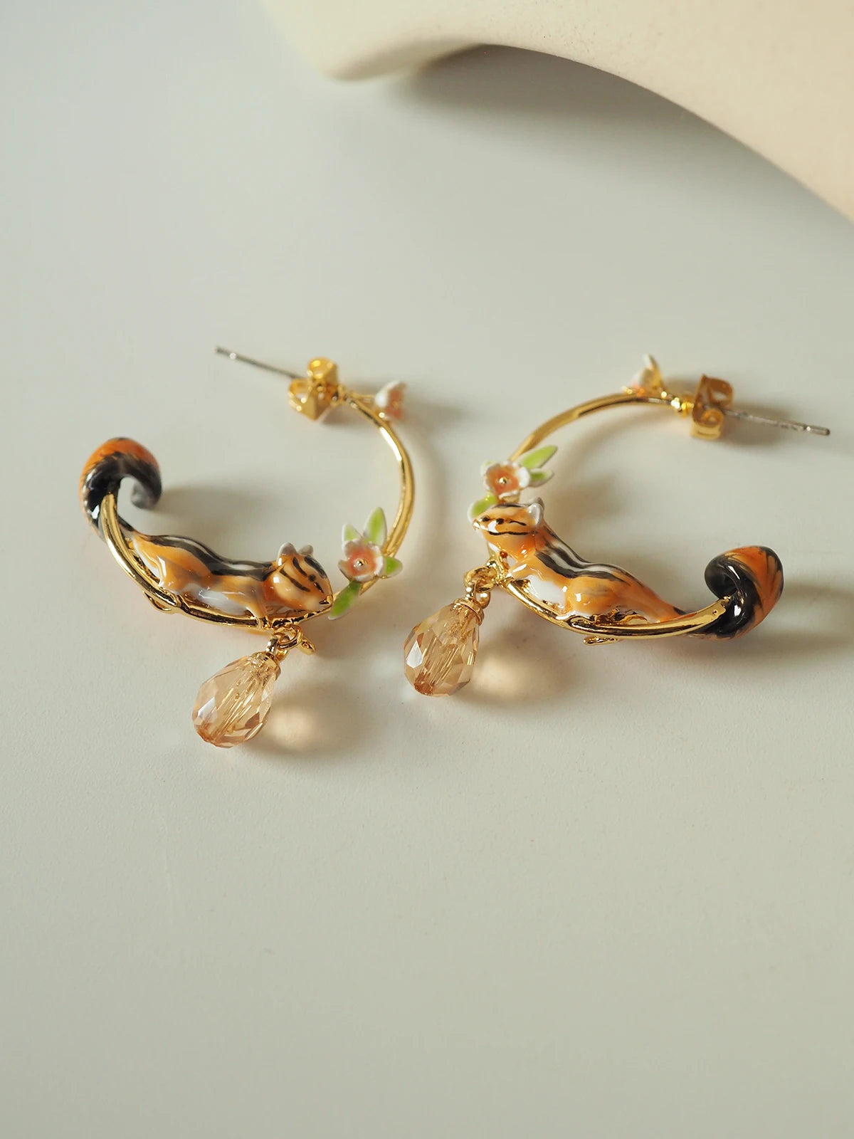 Squirrel Charm Earrings