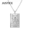 The Tarot Necklace in Justice / Silver — necklace for women