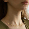 Personalized Necklace with Initials Lateral — necklace for women