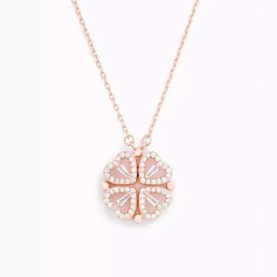 Lucky Heart Necklace in Rose Gold — necklace for women