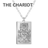 The Tarot Necklace in The Chariot / Silver — necklace for women