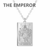 The Tarot Necklace in The Emperor / Silver — necklace for women