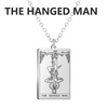 The Tarot Necklace in The Hanged Man / Silver — necklace for women