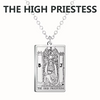 The Tarot Necklace in The High Prestess / Silver — necklace for women