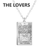 The Tarot Necklace in The Lovers / Silver — necklace for women