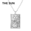 The Tarot Necklace in The Sun / Silver — necklace for women