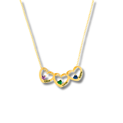 Soul of Pure Grace – Mother’s Heart Necklace — family necklace for women