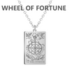 The Tarot Necklace in Wheel of Fortune / Silver — necklace for women