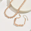 Elegant Glass Rhinestone Fish Tail Set — close-up detail view
