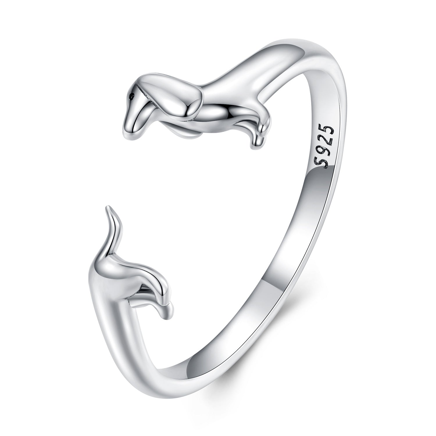 Adjustable Dachshund Dog Ring - Sphere Standouts
