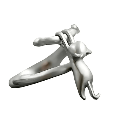 Adjustable Little Cat Ring - Sphere Standouts