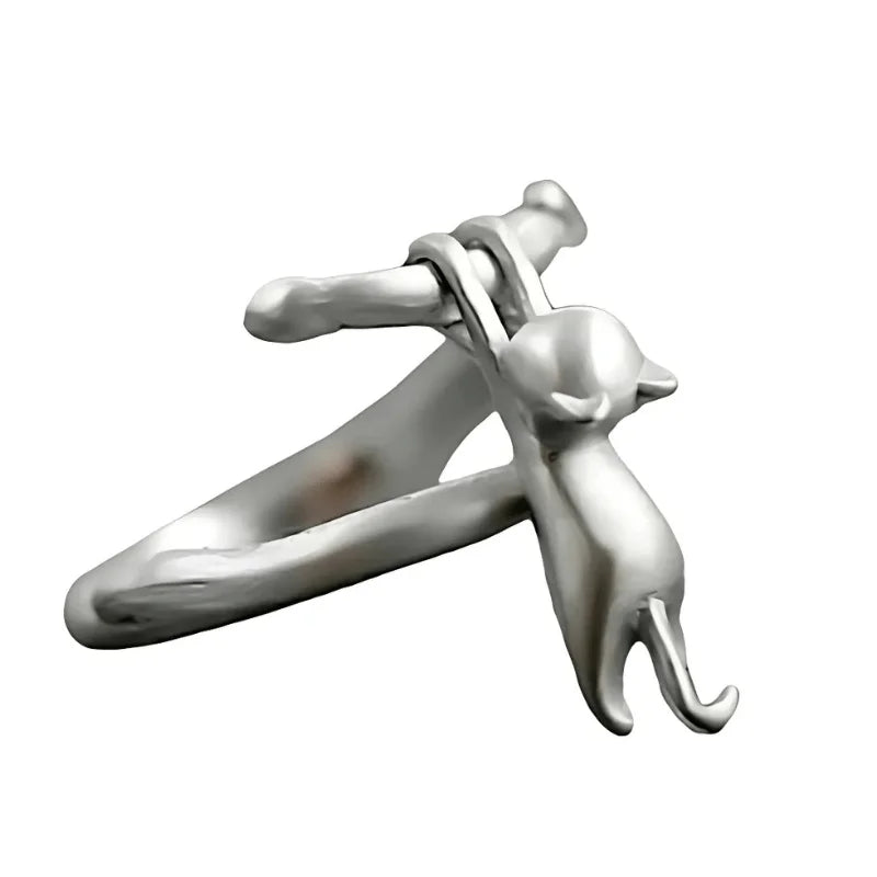 Adjustable Little Cat Ring - Sphere Standouts