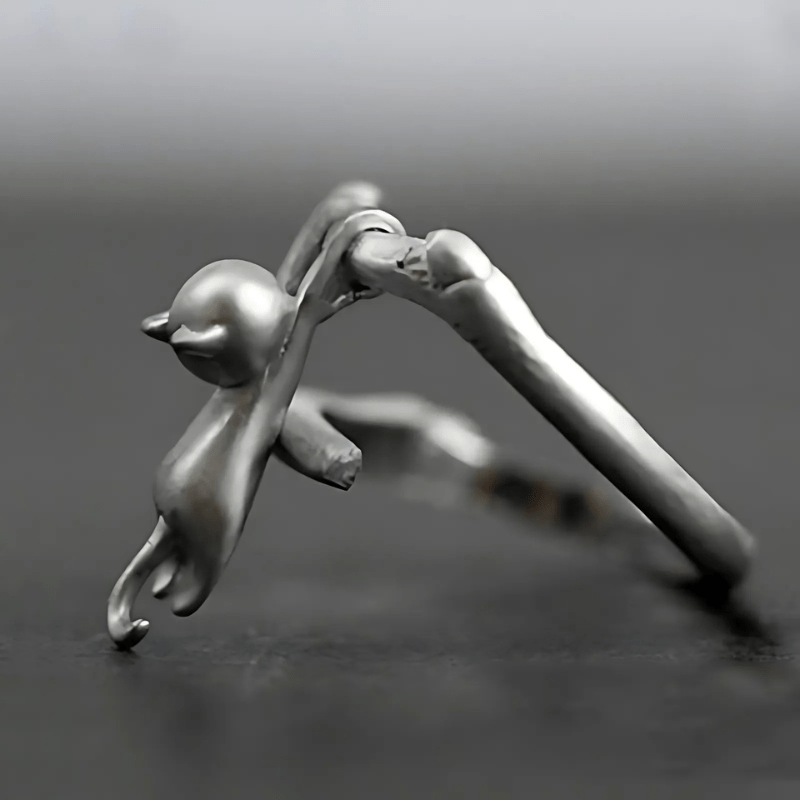 Adjustable Little Cat Ring - Sphere Standouts