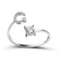 Adjustable Personalized Alphabet Ring - Sphere Standouts