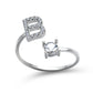 Adjustable Personalized Alphabet Ring - Sphere Standouts