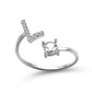 Adjustable Personalized Alphabet Ring - Sphere Standouts