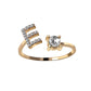Adjustable Personalized Alphabet Ring - Sphere Standouts