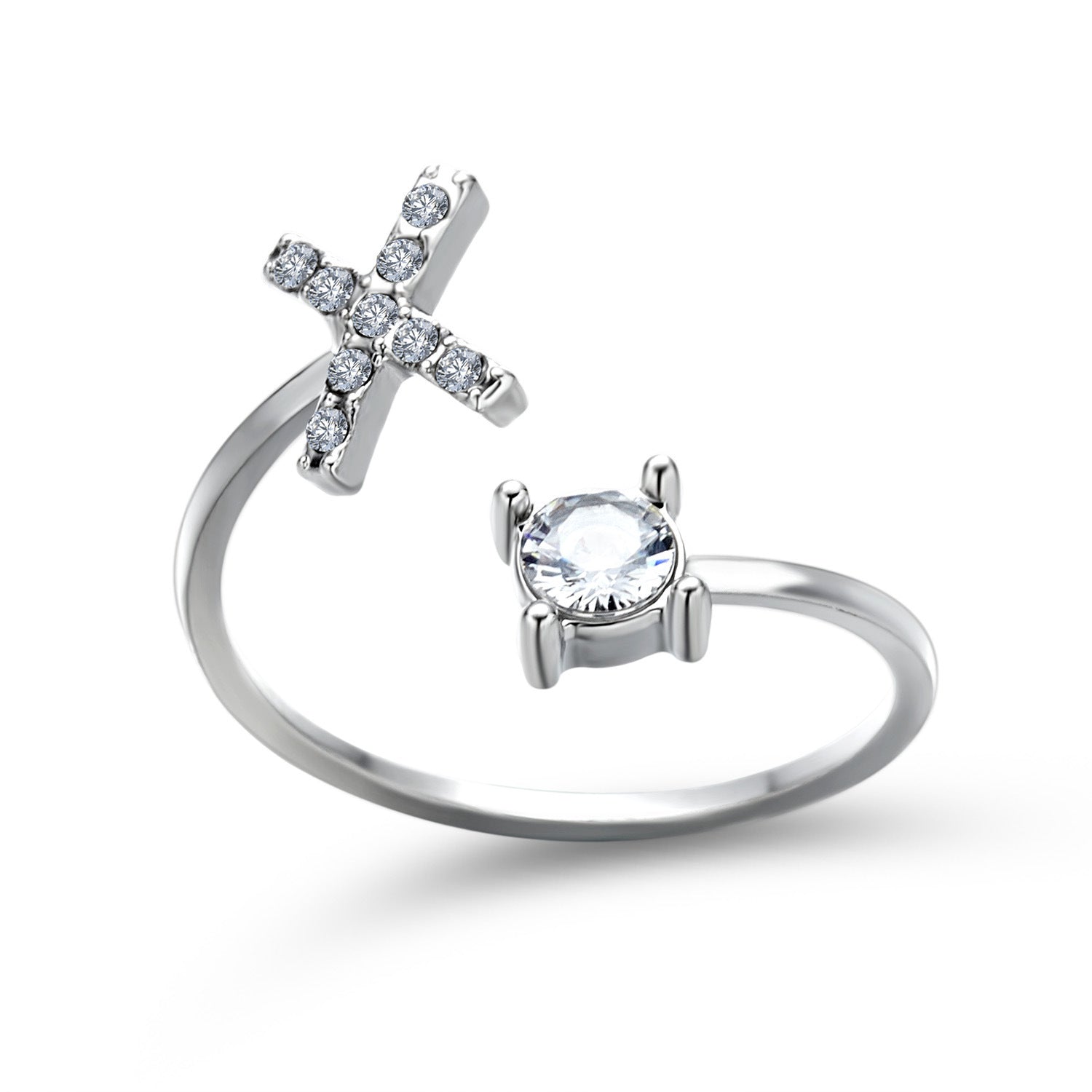 Adjustable Personalized Alphabet Ring - Sphere Standouts