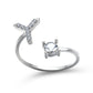 Adjustable Personalized Alphabet Ring - Sphere Standouts