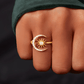 Adjustable Star Moon Ring - Sphere Standouts