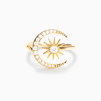 Adjustable Star Moon Ring - Sphere Standouts