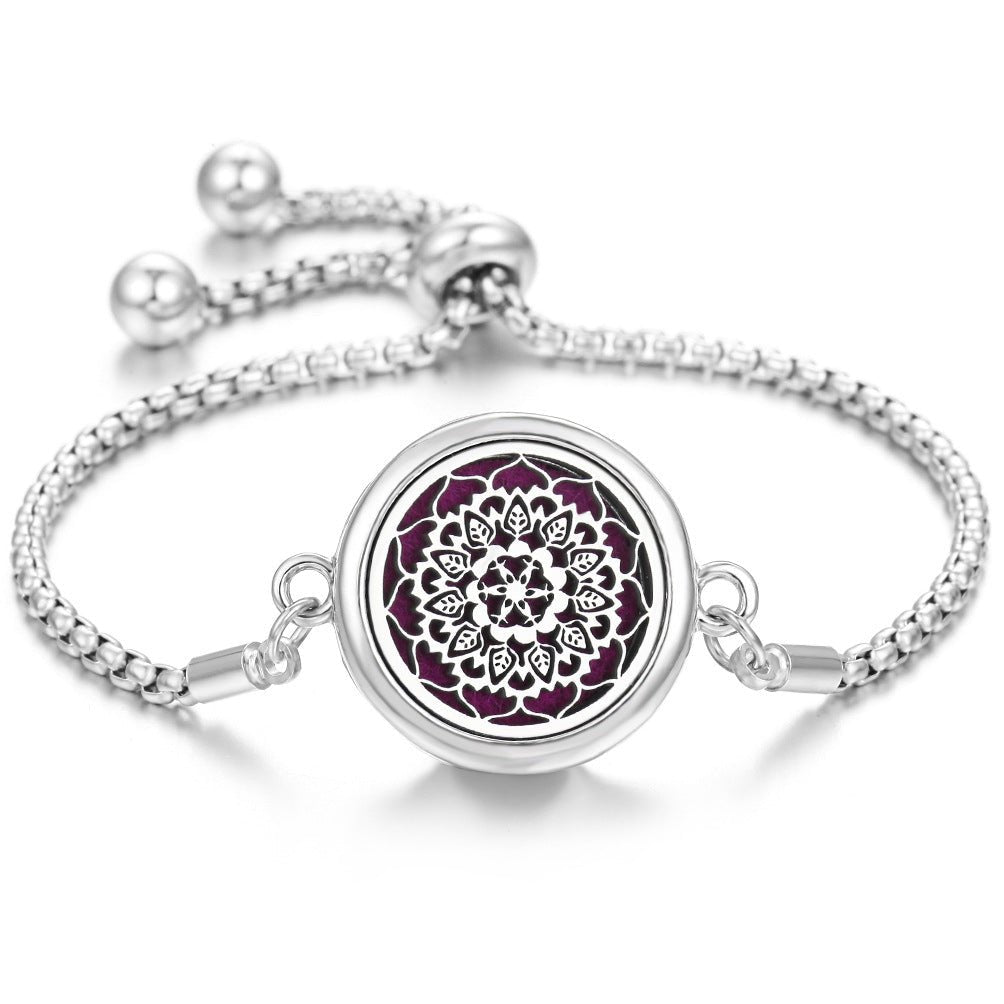 Aromatherapy Locket Bracelet – Portable Scent Wellness - Sphere Standouts