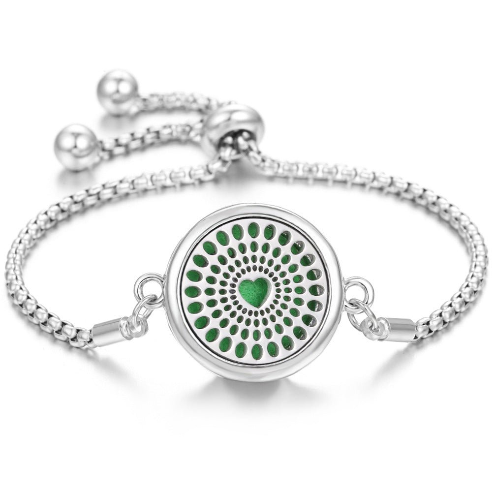 Aromatherapy Locket Bracelet – Portable Scent Wellness - Sphere Standouts