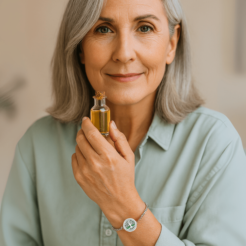 Aromatherapy Locket Bracelet – Portable Scent Wellness - Sphere Standouts